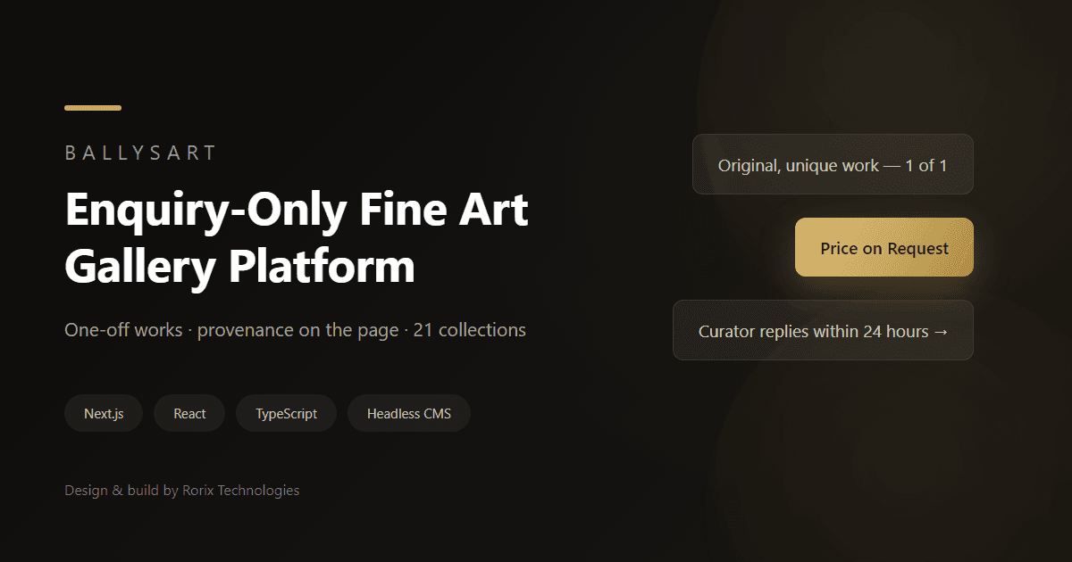 BallysArt — Fine Art & Collectibles Gallery