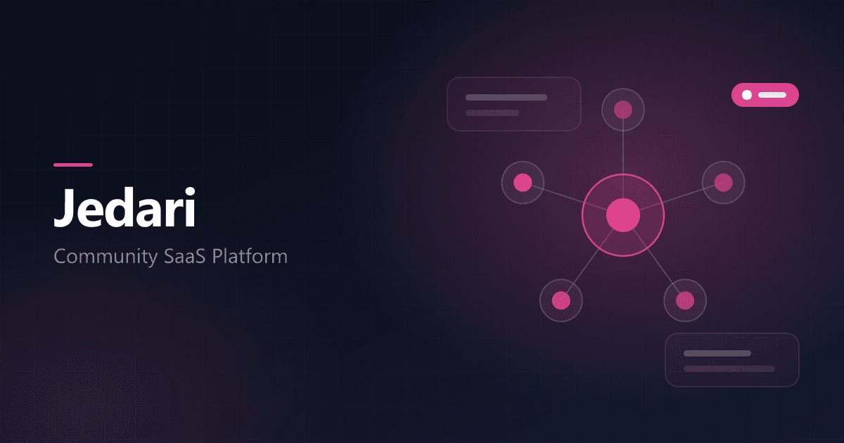 Jedari — Community-Based SaaS Platform