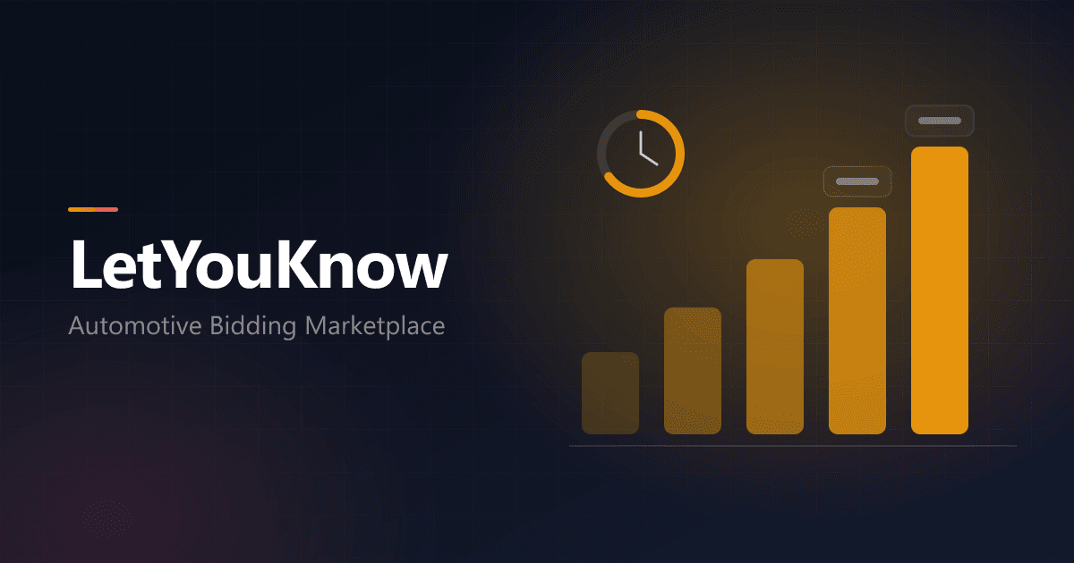 LetYouKnow — eCommerce / Automotive