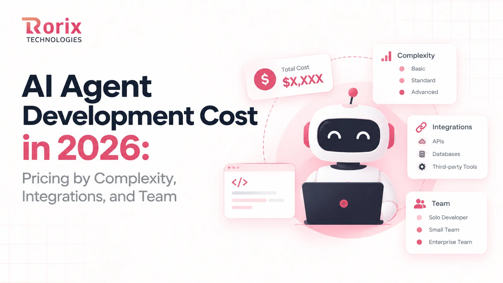 AI Agent Development Cost in 2026: Pricing by Complexity, Integrations, and Team